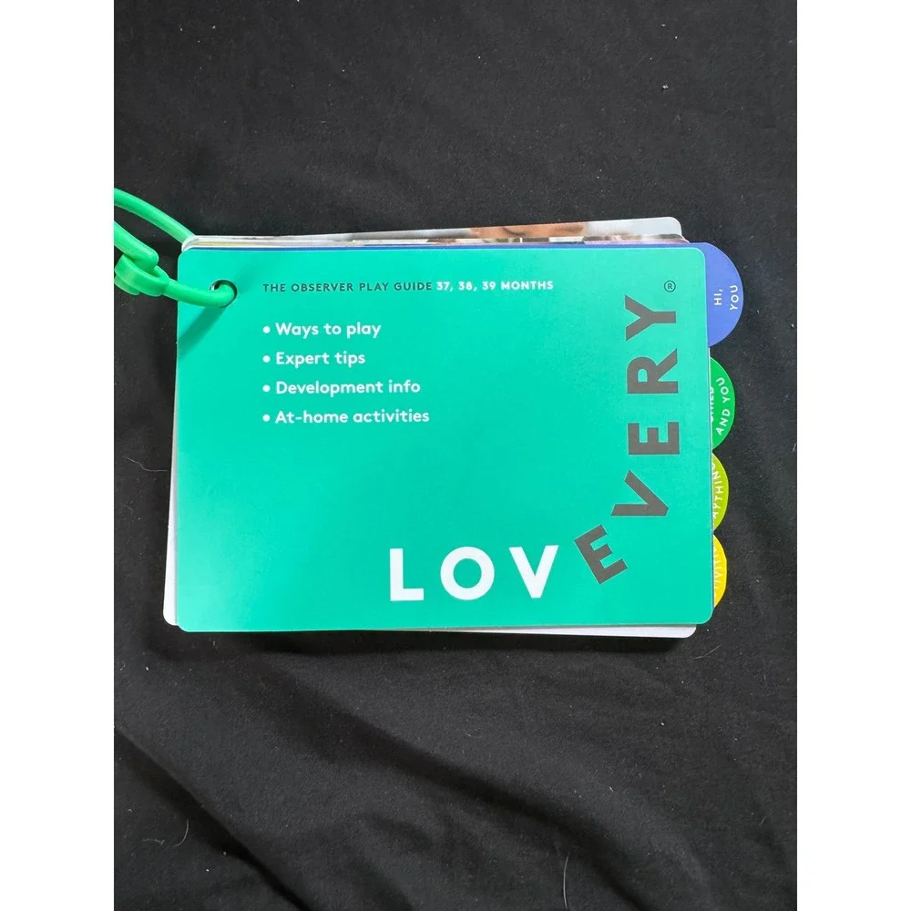 Lovevery The Observer Play Guide 37 38 39 Months Toddler Development Book